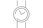 SW Icon für das Einsatzgebiet Uhren