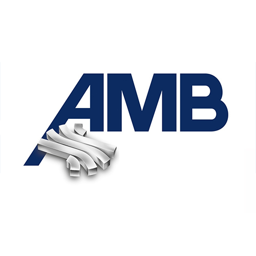 Das Logo der AMB Messe in Stuttgart